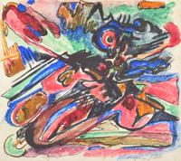 Hilla Rebay Abstract Watercolor Painting - Sold for $4,687 on 11-06-2021 (Lot 173).jpg